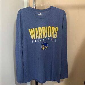 Fanatics Blue Warriors Basketball Long Sleeve Tee